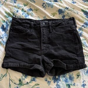 Classic Black Denim Women's Shorts (8)